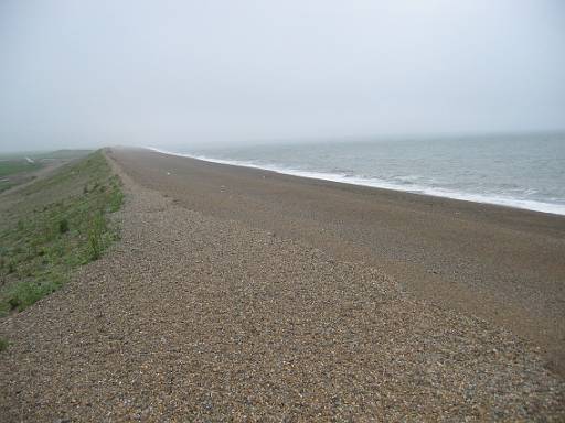 07_46-1.JPG - The shingle from cley to Salthouse is quite hard walk. Here I am looking back in some relief